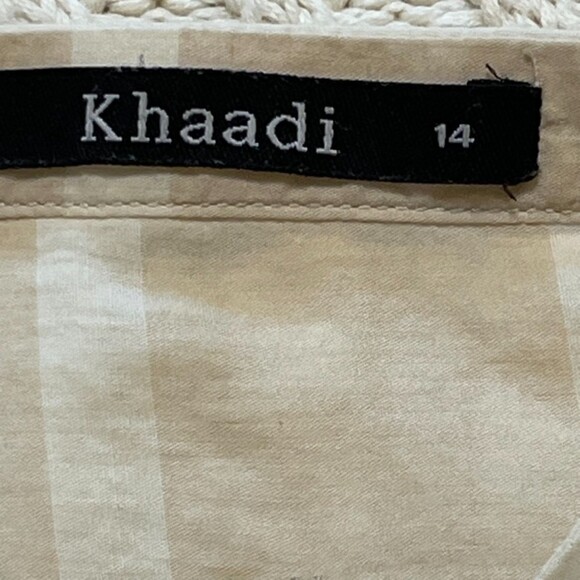 Khaadi Ivory with gold embroidery A line kurta for women Size 14 / Size Large - Picture 7 of 16